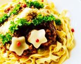 豆腐皮ミートソーススパ風♪(七夕編)作り方4写真