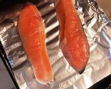 焼き鮭とウインナー弁当作り方1写真