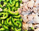 ゴーヤチャンプル〜！味付け塩と鰹節！美味作り方4写真
