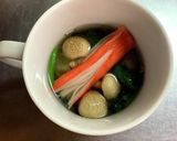 電子レンジで！具だくさんマグカップスープ作り方4写真