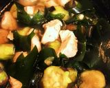 鶏胸肉と茄子わかめの炊いたん作り方3写真