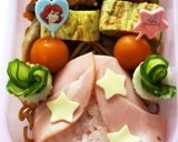 簡単アリエルのドレス弁当(&シンデレラ)作り方5写真