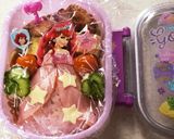 簡単アリエルのドレス弁当(&シンデレラ)作り方6写真