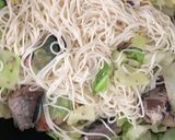 とうふそうめん風でサバ缶チャンプルー作り方3写真