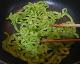 蛇瓜(セイロン瓜)の甘酢炒め…佃煮風作り方4写真