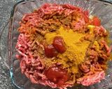 レンジで簡単！なすとトマトのキーマカレー作り方2写真