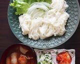 豚味噌つけ汁と玉ねぎで食べるおそうめん♫作り方8写真