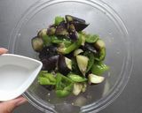 レンジで簡単☆茄子とピーマンの塩そぼろ煮作り方6写真