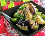レンジで簡単☆茄子とピーマンの塩そぼろ煮作り方7写真