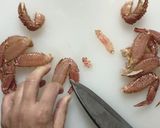毛ガニのチリソース炒め作り方3写真