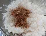炒りごま、スモークサーモン、のちらし寿司作り方4写真
