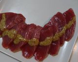 簡単！カツオとかいわれのレモンマスタード作り方2写真