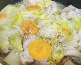 鶏モモとキャベツの塩麹蒸し作り方5写真