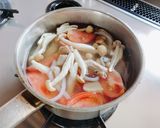 中味汁でサンラータン（酸辣湯）風作り方3写真