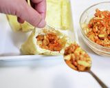 もち麦納豆･キムチチーズの包み焼き作り方5写真