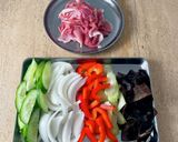 ＊きくらげとセロリ、豚肉の中華あん＊作り方1写真