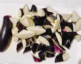鶏肉と茄子、大葉、大根おろしの南蛮漬け♪作り方1写真