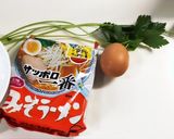 レンジゆで卵サッポロ一番味噌冷しラーメン作り方1写真