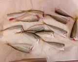 骨ごと豆アジとナス、ピーマンの揚げ浸し作り方1写真