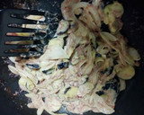 ナスと玉ねぎのコンビーフ炒め作り方4写真