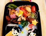 簡単キャラ弁シリーズ♪のせるだけ七夕弁当作り方1写真