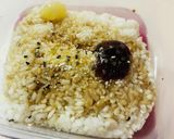レンジで簡単 醤油炒飯風作り方1写真