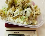 レンジで簡単 醤油炒飯風作り方3写真