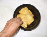 新いなり寿司の油揚げ♪簡単あげ電子レンジ作り方4写真