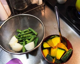 野菜の揚げびたし（牛尾理恵さんレシピ）作り方1写真