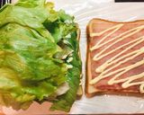 わんぱく！レタスたっぷりBLTサンド作り方5写真
