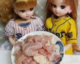 リカちゃん♡カレー★野球シリーズヤクルト作り方1写真