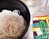 夏の夜食や軽食に☆冷やしお茶漬けそうめん作り方3写真