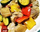 鶏もも肉とズッキーニのさっぱり炒め作り方9写真