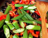 なすと彩り野菜のポン酢和え作り方5写真