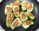 おからパウダー糖質オフ！ピーマンの肉詰め作り方9写真