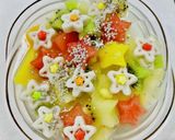 夏にお勧め☆星パスタのフルーツポンチ作り方6写真