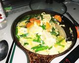 ニラ、高野豆腐の卵綴じ！ゆりさん風作り方4写真