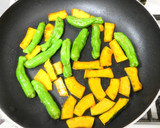かぼちゃとししとうの塩焼き。お弁当にも作り方4写真