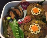 文月7 七夕ハンバーグ弁当作り方6写真