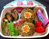文月7 七夕ハンバーグ弁当作り方7写真