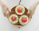 せいろで簡単★夏野菜の冷やし茶碗蒸し作り方3写真