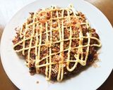 オートミールでウマウマ☆ジャコお好み焼き作り方5写真