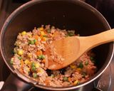１０種の野菜の完熟トマトロ～リごはん作り方3写真