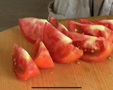 トマトのごまマヨ和え作り方1写真
