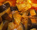 具材2つ☆鶏と茄子のカレー作り方4写真