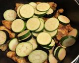 ハウスジャワカレー味 鶏胸肉 夏野菜炒め作り方10写真