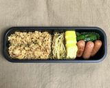 自分弁当・7月7日作り方2写真
