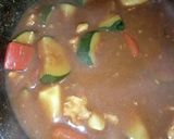 夏カレーその２。ズッキーニとパプリカ作り方4写真