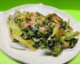 ＊セロリの葉とベーコンのかき揚げ＊作り方3写真