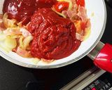 お弁当に玉ねぎとベーコンのパスタ♪作り方3写真